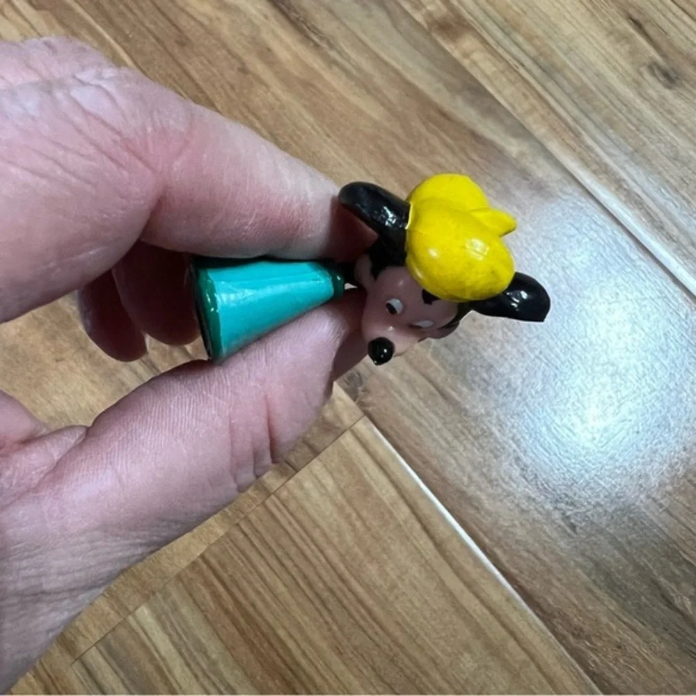 Vintage Mickey Mouse‎ Director Megaphone PVC Mini Figure Disney Cake Topper 2”